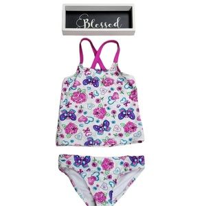 Girls 6/6X OP 2 Piece Swimsuit.